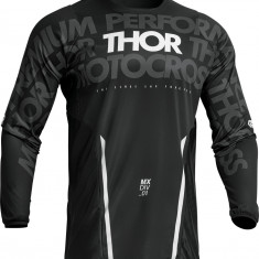 Tricou motocross/enduro Thor Pulse Mono, culoare negru/alb, marime L Cod Produs: MX_NEW 29107099PE