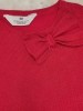 Rochiță festivă H&M fata Nouă cu Etichetă - Roșie cu Sclipici si fundita, mărime 7 ani / 122 cm 49 lei, Rosu