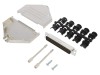 Conector D-Sub HD 62 pini Tată Drept Amphenol &ndash; Montare pe Cablu, Ecranat, Lipire, Contacte placate Aur