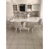 SET JASMIN 7 MASA+6 SCAUNE PERSONALIZABIL PE CULORI