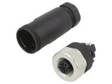 Mufă M12 5PIN Mamă Cablu Drept DeviceNet/CANopen