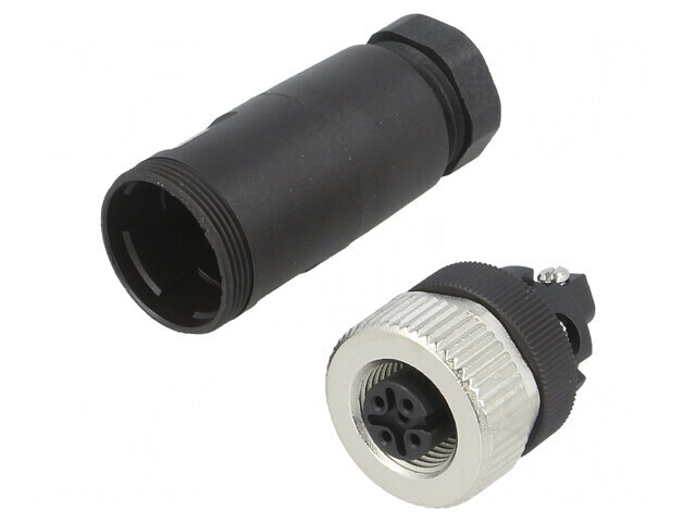 Mufă M12 5PIN Mamă Cablu Drept DeviceNet/CANopen