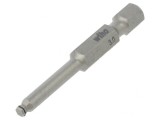 Capăt șurubelniță imbus sferic HEX 3mm 50mm