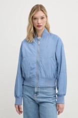 Tommy Jeans geaca bomber femei, de tranzitie, oversize, DW0DW19316