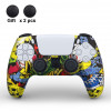 Husa controller PS5 din silicon, thumb grip inclus, model pasare, Oem