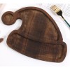 Farfurie Craciun Lemn Flippy, Tava Caciula Mos Craciun 20.5x22.5cm, Platou Servire Festiv, Decoratiune Masa Craciun