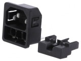 Conector Alimentare AC 10A 250V IEC 60320