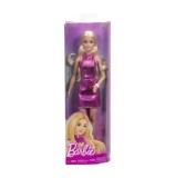 Cumpara ieftin Papusa Barbie Fashionistas - Blonda, cu rochita roz metalica