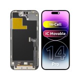 Cumpara ieftin Display Touchscreen ZY pentru Apple iPhone 14 Pro cu Rama LCD In-Cell IC Movable Negru