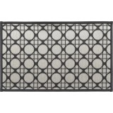 Covor Bucătărie 50X80 Cm &ndash; Geometric Negru Compozitie 100% Polyester Moftx