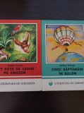 Jules Verne - Cinci saptamani in balon + Opt sute de leghe pe Amazon