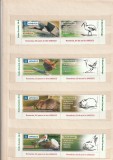 ROMANIA 2021 LP 2332 DELTA DUNARII UNESCO SERIE CU VINIETA MNH NESTAMPILATA, Nestampilat
