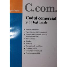 CODUL COMERCIAL SI 10 LEGI UZUALE