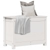 VidaXL Cutie de depozitare, alb, 60x32x45,5 cm, lemn masiv de pin