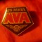 Insigna RDG - NVA - 25 Ani , metal si email