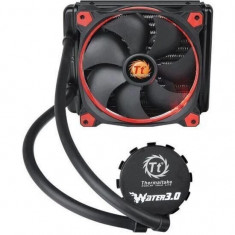 Cooler procesor cu lichid Thermaltake Water 3.0 Riing iluminare rosie 140 foto