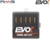 Set jiglere (jicloare) principale EVOK - compatibil carburatoare Keihin tip PWK - dimensiuni: 175-198