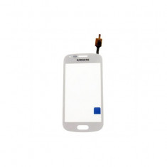 Geam cu touchscreen samsung s7580, s7582 alb original foto