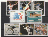 Olimpiada ,Los Angeles 1984,Paraguay., Sport, Nestampilat