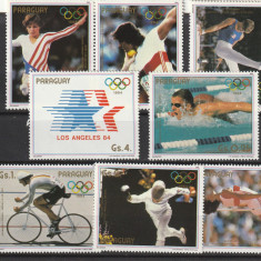 Olimpiada ,Los Angeles 1984,Paraguay.