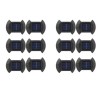 Set 12 lampi LED solare cu lumina bidirectionala pentru garduri, scari exterioare, senzor de lumina calda