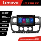 Navigatie Android 13 inch 2K Opel Movano Renault Master 2010-2021 8+128GB 4G