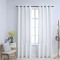 vidaXL Draperii opace cu inele metalice, 2 buc., alb, 140 x 175 cm 134482