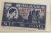 Timbre Romania Timbru Supratipar RPR 5 lei , +5 ARLUS 1-7 XI 1947, Stampilat