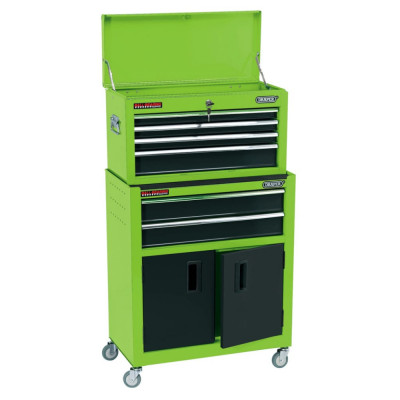 Draper Tools Dulap combinat cu role/dulap unelte verde 61,6x33x99,8 cm GartenMobel Dekor foto