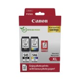 Cartuș cerneală original Canon OEM 1xPG-545XL, 1xCL-546XL, Photo Paper Ink Pack
