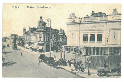 4900 - BRAILA, Theatre, Romania - old postcard - unused foto
