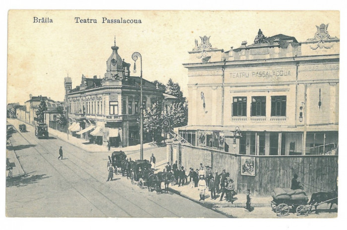 4900 - BRAILA, Theatre, Romania - old postcard - unused