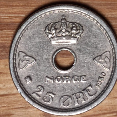 Norvegia - moneda de colectie - 25 ore 1950 - impecabila !