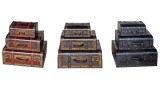 Cumpara ieftin Set 9 cutii depozitare Valize 28 x 16 x 10, 40 x 23 x 15, 45 x 31 x 18 cm