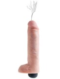 Dildo Realistic Cu Functie De Ejaculare King Cock, Natural, 25 cm