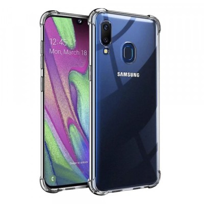 Husa pentru Samsung Galaxy A40 A405, Techsuit, Shockproof Clear, Transparenta foto