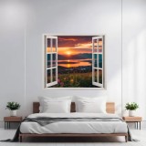 Folie imprimata color pentru decor perete locuinta, dimensiune 125 x 110cm, model: VIEW TO HAVEN 22, AVEX