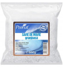 Sare de mare grunjoasa, 500g Pronat foto