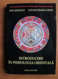 Introducere in psihologia orientala - Ion Manzat