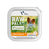 Hrana umeda pentru caini, adult, RAW PALEO PATE, curcan, 150 g AnimaPet MegaFood