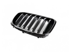 Grila radiator Bmw X3 (G01), 06.2017-07.2021, X4 (G02), 03.2018-, model: pachet,M, montare fata, dreapta, Negru lucios, RapidAuto