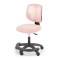 Scaun birou copii HM Nani, ergonomic, inaltime ajustabila, suport picioare, fara cotiere, mesh, 80 kg, roz