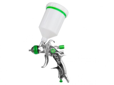 Pistol de vopsit cu rezervor 600ml HVLP 1,4 mm, GEKO PROFI G01180 foto