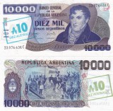 Argentina 10 Australes 1985, P-322d UNC - Bancnota Argentina