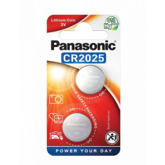 Baterie Panasonic CR2025 3V litiu CR-2025L/2BP set 2 buc.