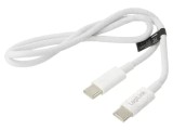 Cablu USB 2.0 C - USB C 0.5m 3A 60W alb 480Mbps date /incarcare Logilink CU0340
