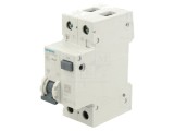 &Icirc;ntrerupător RCBO 25A, 30mA, 1+N, 230/400VAC - SIEMENS