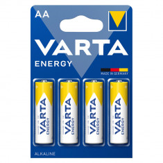 Baterii Alcaline AA LR6 1.5V Varta Energy Blister 4 foto