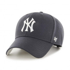 47brand sapca MLB New York Yankees culoarea albastru marin, cu imprimeu