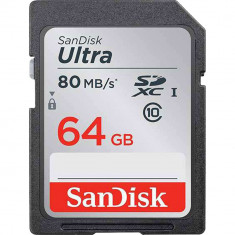 Card Memorie Ultra SDXC 64GB 80MB/s Clasa 10 UHS-I foto